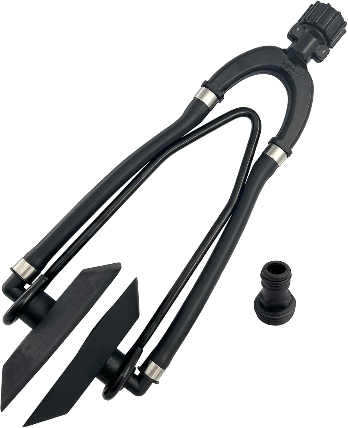 Universal Rectangular Dual Water Feed Outboard Motor Flusher Boat Ear Muff Engine for Marine - Image 1