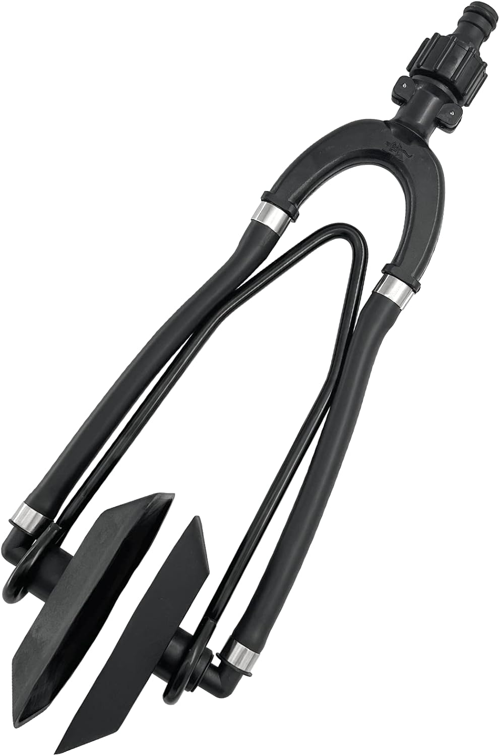 Universal Rectangular Dual Water Feed Outboard Motor Flusher Boat Ear Muff Engine for Marine - Image 3
