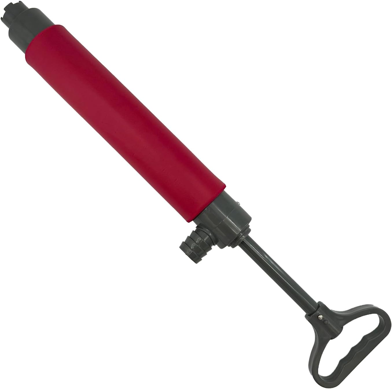 hand Red Bilge Pump for Kayak Canoe and Boat,15.7Inch Manual Portable Hand Water Pumps Sump with Hose - Image 4