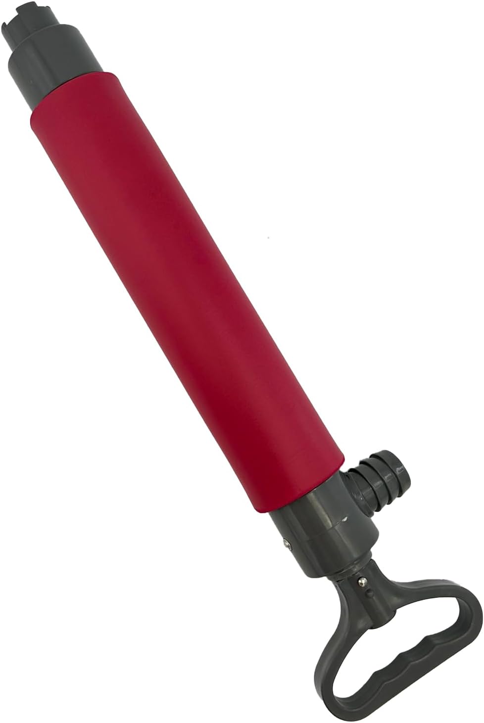 hand Red Bilge Pump for Kayak Canoe and Boat,15.7Inch Manual Portable Hand Water Pumps Sump with Hose - Image 7