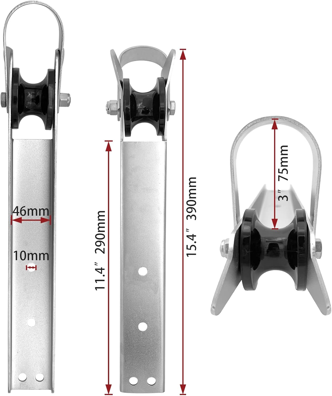 Stainless Steel Bow Anchor Roller 15