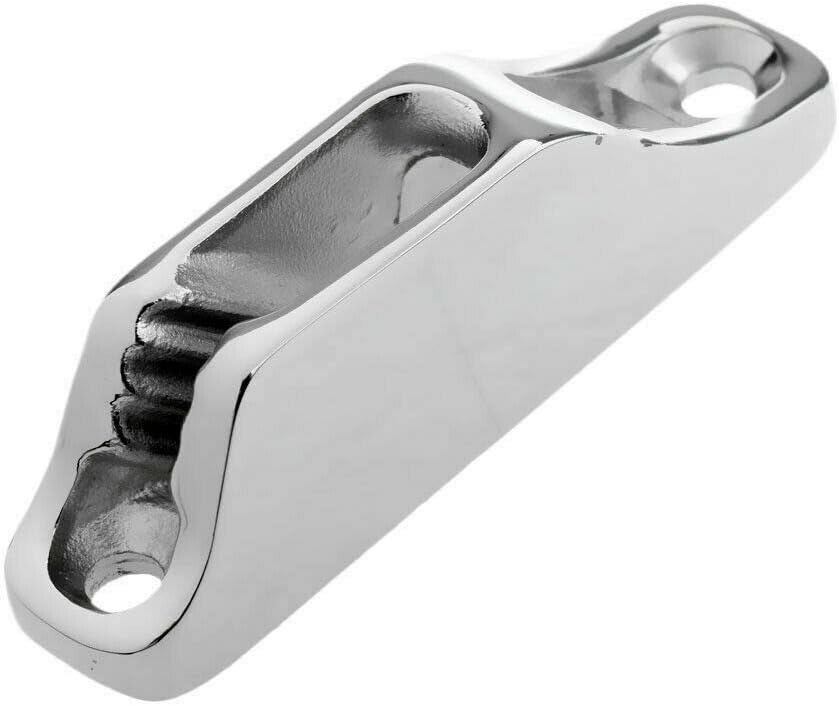 2pcs Boat Rope Clam Cleat 18 x 82mm Stainless Steel for 3 to 5mm Line fit Kayak - Image 4