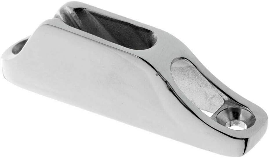 2pcs Boat Rope Clam Cleat 18 x 82mm Stainless Steel for 3 to 5mm Line fit Kayak - Image 6