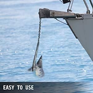 Stainless Steel Delta/Wing Style Boat Anchor Heavy Duty Triangular 11lb / 13lb 16lb /17.5lb 22lb 33lb 35lb Wing Triangle  13 lb/6 kg - Image 6