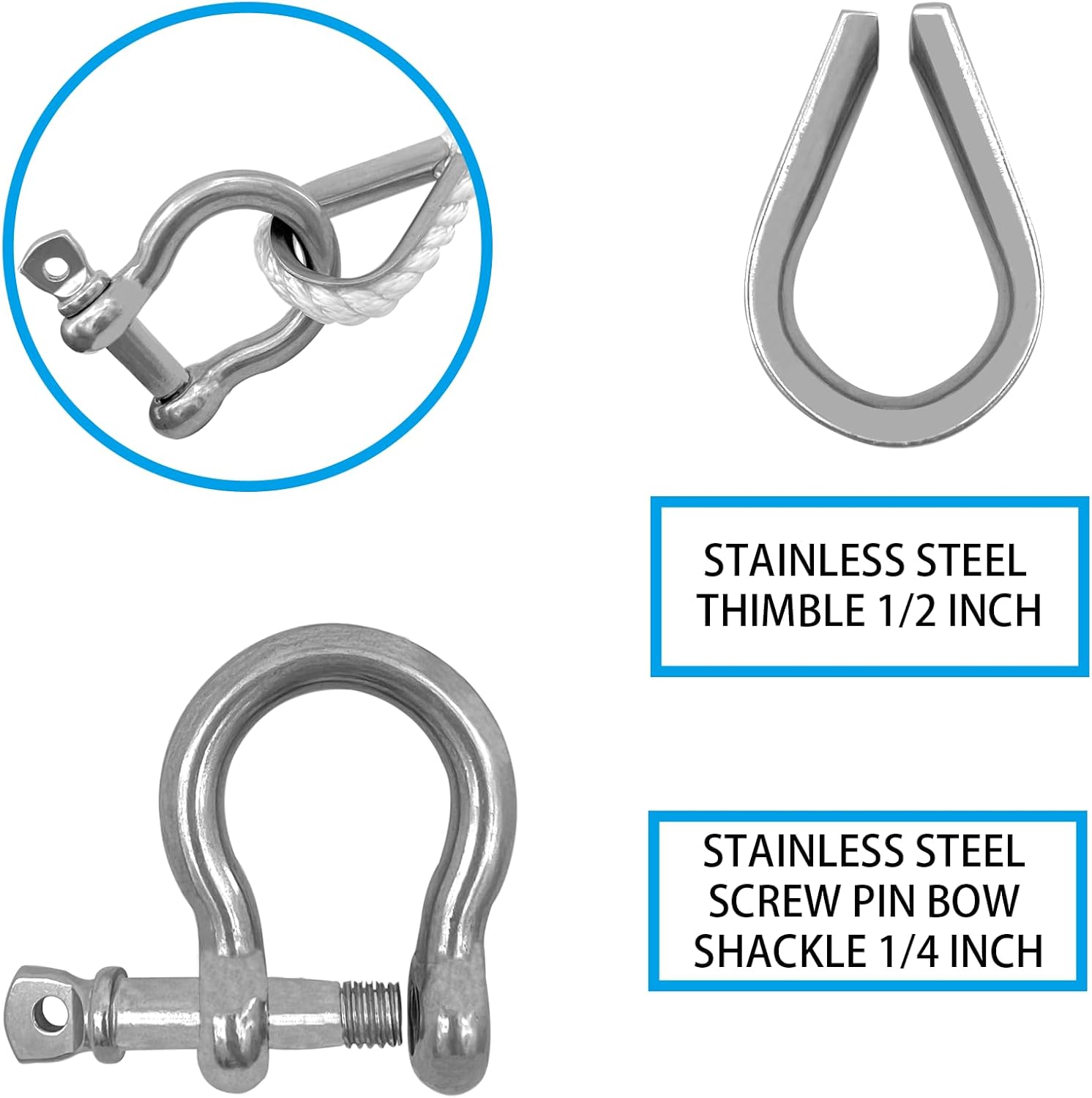 Solid Braid Nylon Anchor Rope (3/8