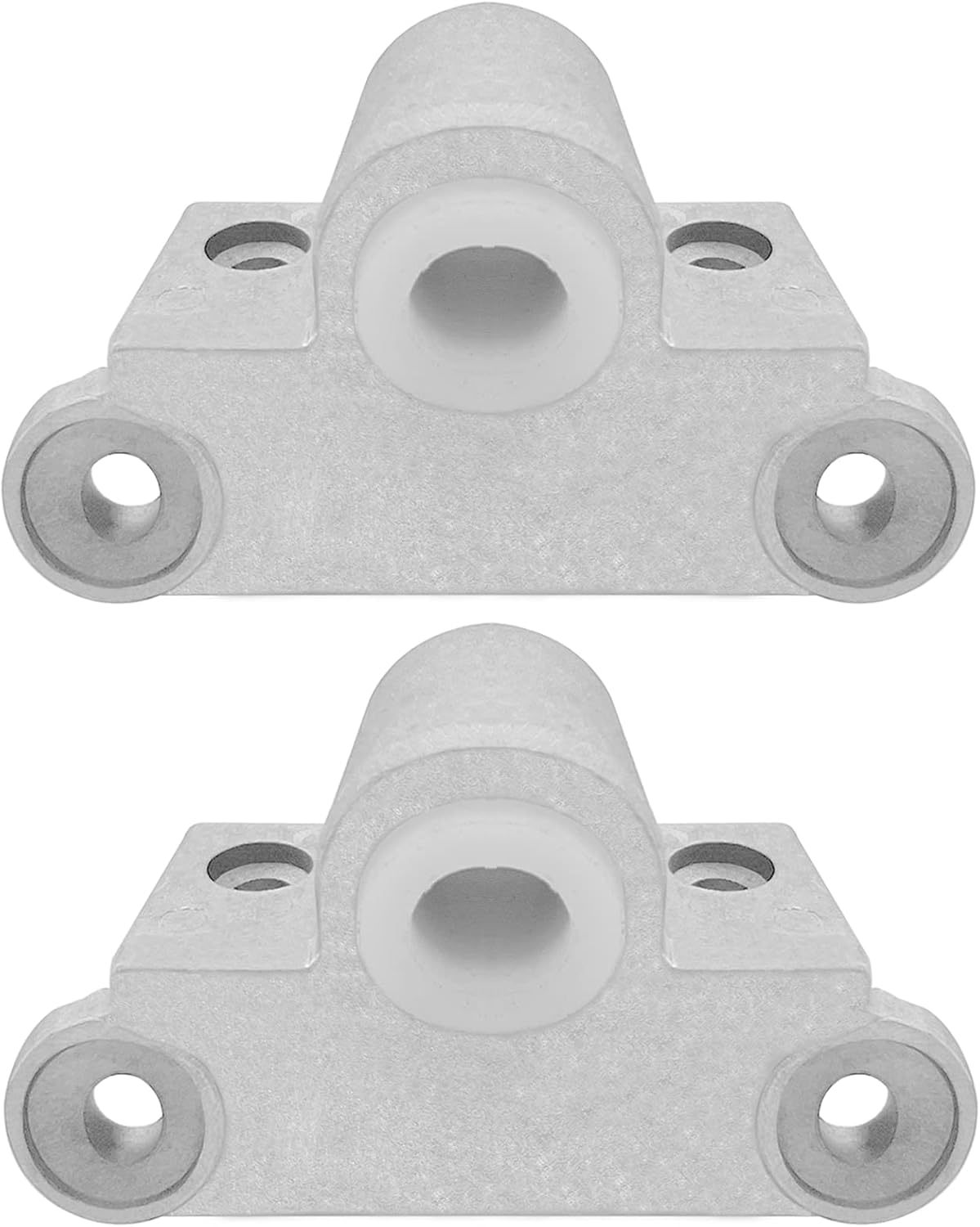 2Pcs Aluminum Boat Oar Lock Sockets Rowboat Fishing Duck Jon Right Angle Gunwale Style - Image 1