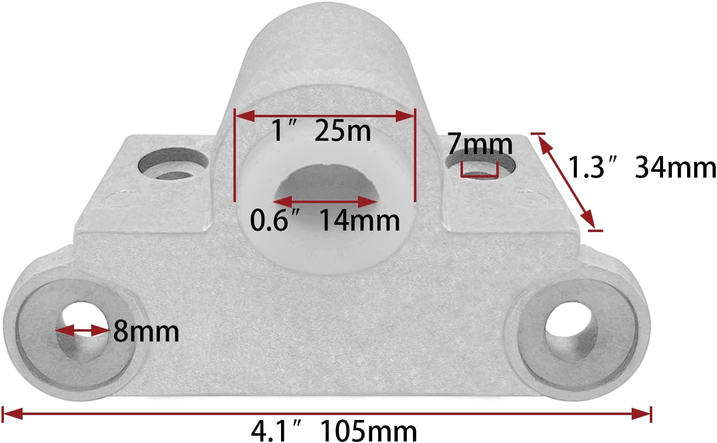 2Pcs Aluminum Boat Oar Lock Sockets Rowboat Fishing Duck Jon Right Angle Gunwale Style - Image 3