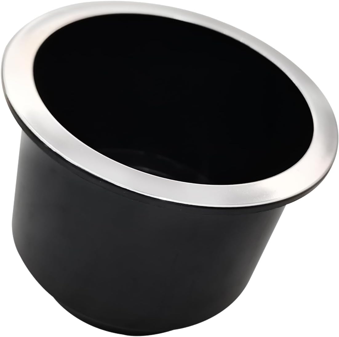4Pcs Cup Holder Insert Plastic Universal Drop in Chrome with Drain, for RV Boat Car, Pontoon Table Sofa - Image 6