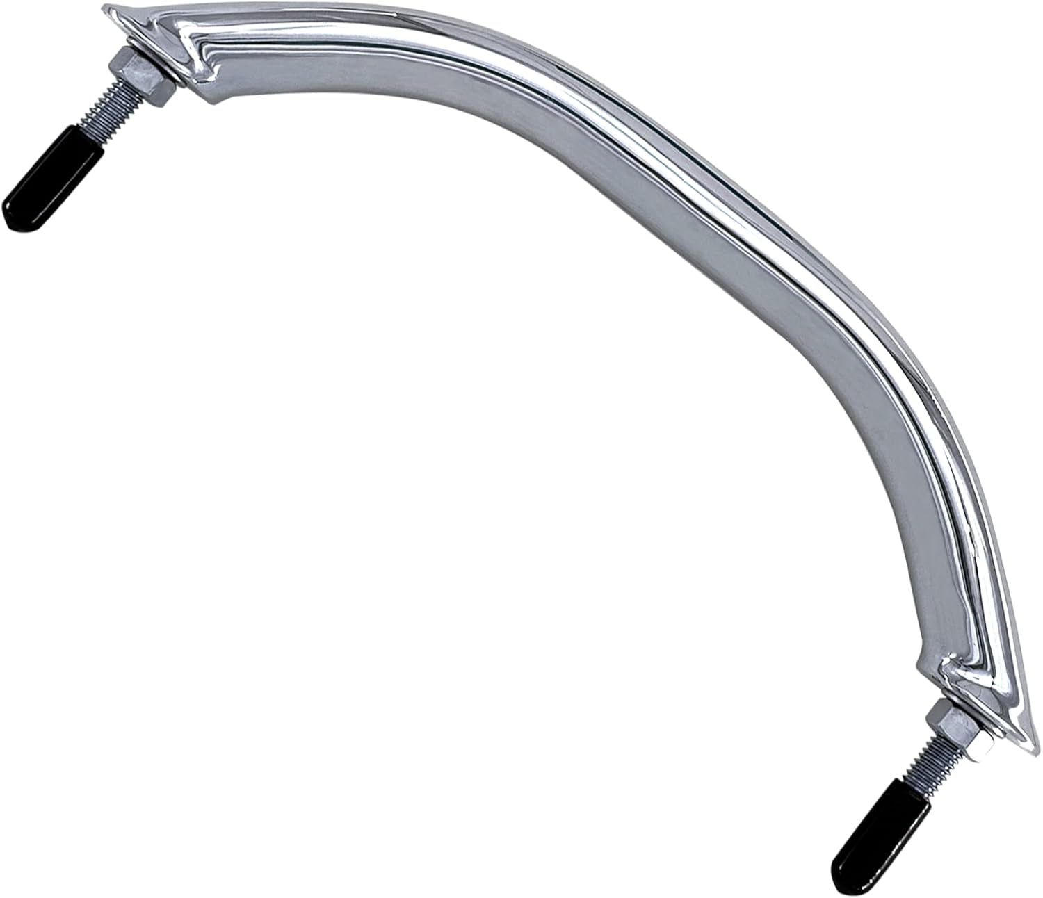 Boat 316 Stainless Steel 8-3/4'' Polished Grab Handle Oval Tube Bar Handrail for Marine Yacht RV - Image 1
