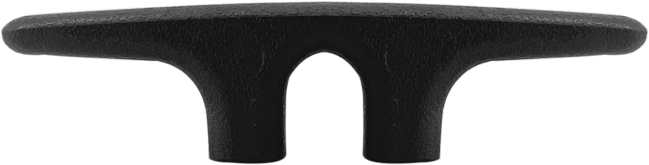 MARINRE 4 PCS Marine Black Nylon Cleat Open Base 4-1/2 in Heavy-Duty Boat Deck and Anchor Line w/Finish - Image 6
