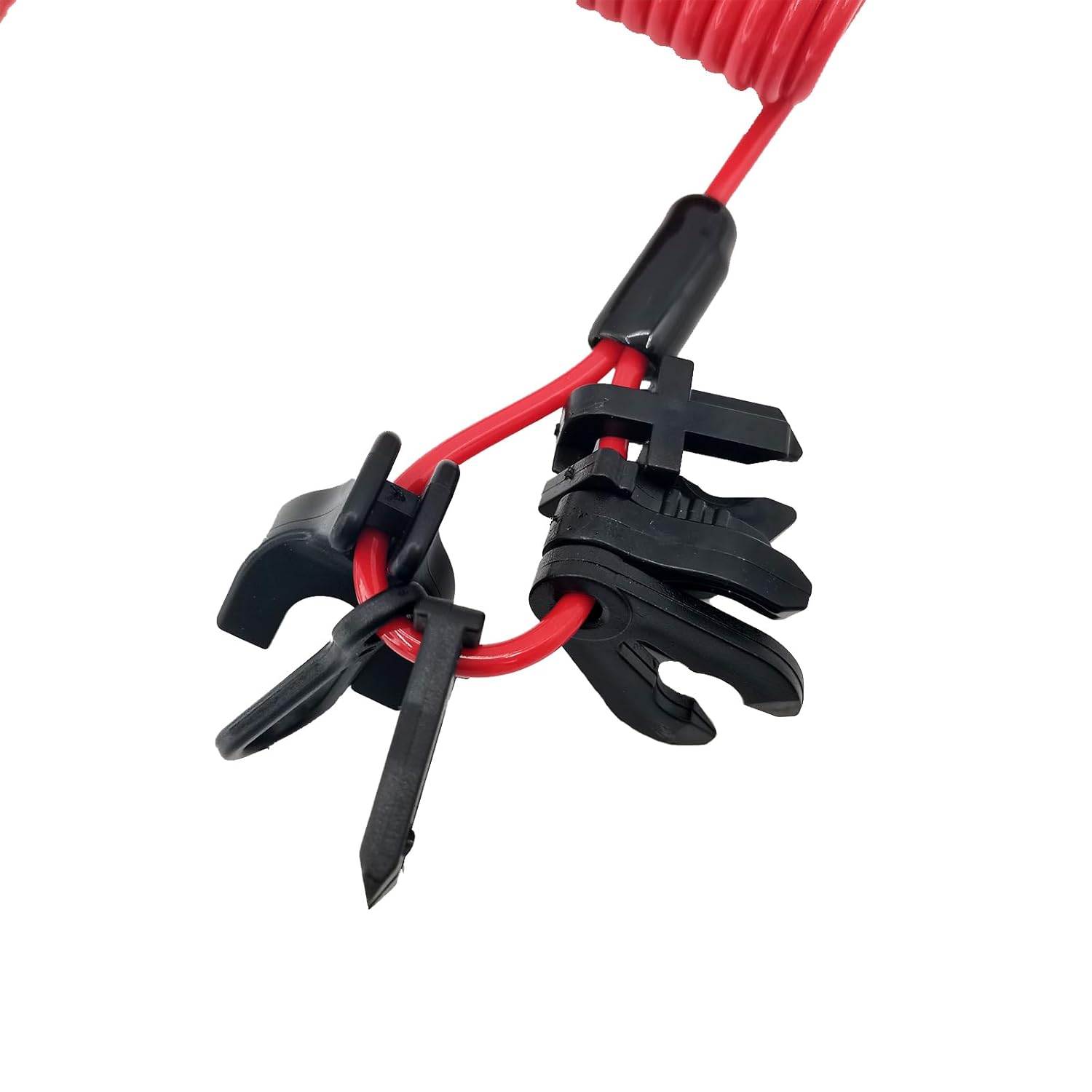 Universal Boat Kill Switch Key Set, Safety Stop Connector Lanyard Cord Replacement for Mercury, Yamaha, Honda, Tohatsu, Johnson, Evinrude, Suzuki - Image 4