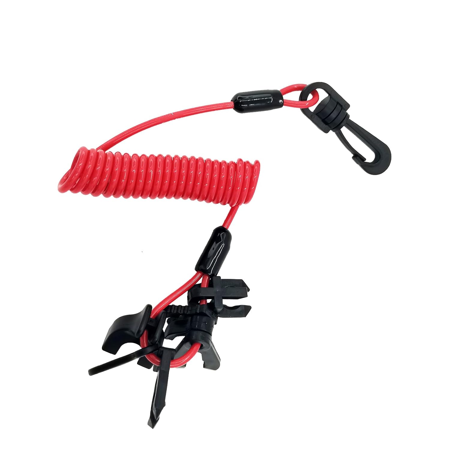 Universal Boat Kill Switch Key Set, Safety Stop Connector Lanyard Cord Replacement for Mercury, Yamaha, Honda, Tohatsu, Johnson, Evinrude, Suzuki - Image 5