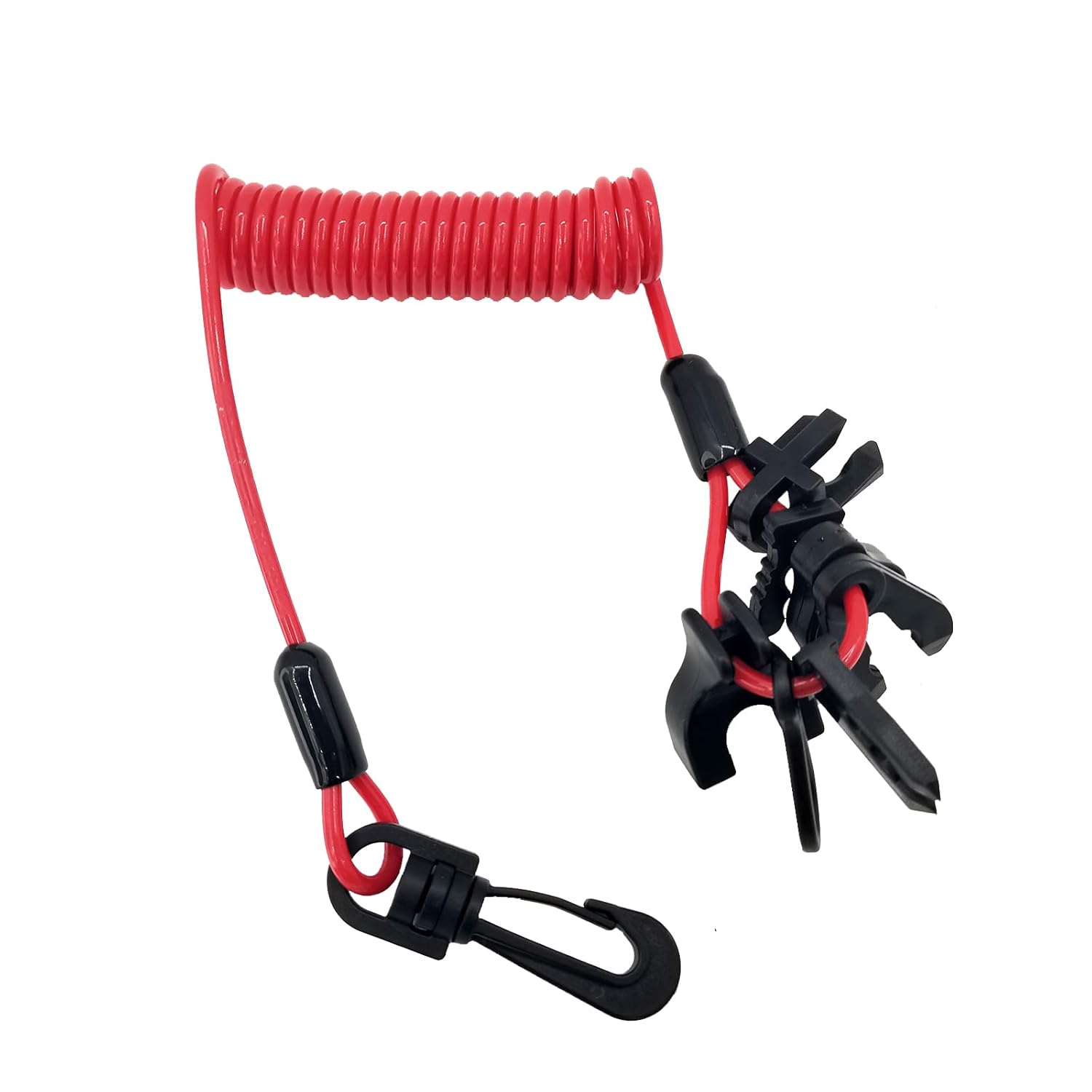 Universal Boat Kill Switch Key Set, Safety Stop Connector Lanyard Cord Replacement for Mercury, Yamaha, Honda, Tohatsu, Johnson, Evinrude, Suzuki - Image 6