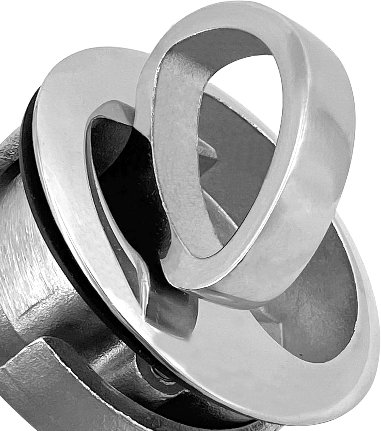 MARIEN 2PCS Marine Grade Stainless Steel Floor Buckle Hatch Latch Flush Turning Lift Handle Recessed Pull latchs - Image 5