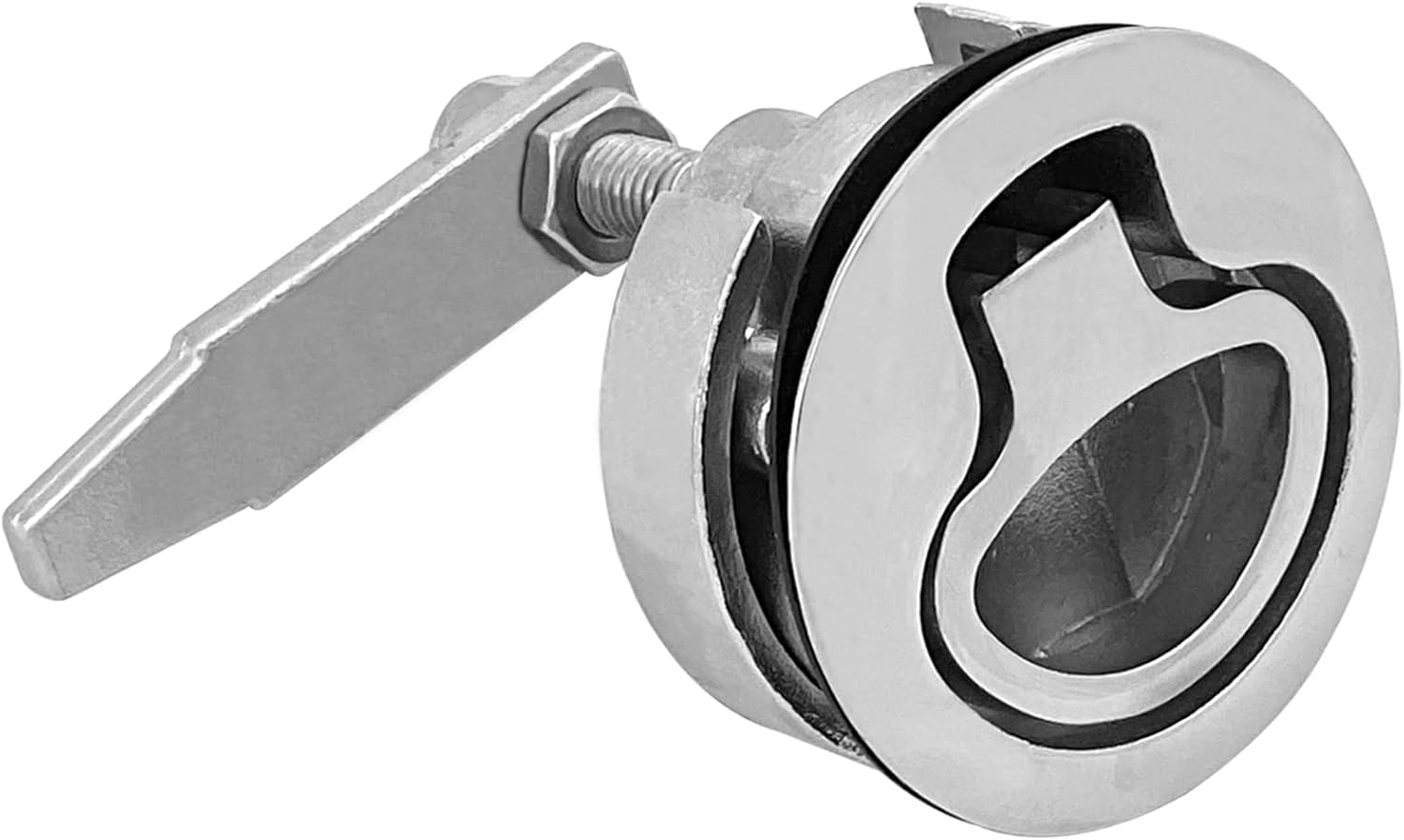MARIEN 2PCS Marine Grade Stainless Steel Floor Buckle Hatch Latch Flush Turning Lift Handle Recessed Pull latchs - Image 7