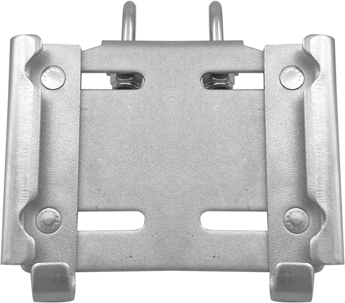 Stainless Steel Horizontal Stanchion Rail Mount Anchor Bracket, Fluke Bracket Rugged Durable High Hardness (Fits 7/8