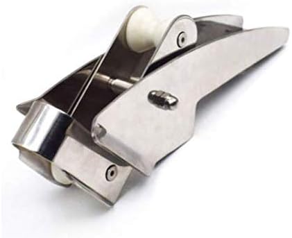 AISI 316 Stainless Steel Hinged Self-Launching Bow Anchor Roller with pivoting Dual-Roller 16.5'' for Marine Yacht Docking Accessories - Image 4