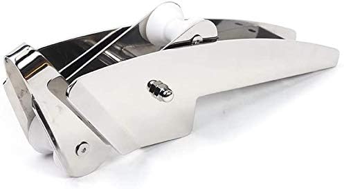 AISI 316 Stainless Steel Hinged Self-Launching Bow Anchor Roller with pivoting Dual-Roller 16.5'' for Marine Yacht Docking Accessories - Image 5
