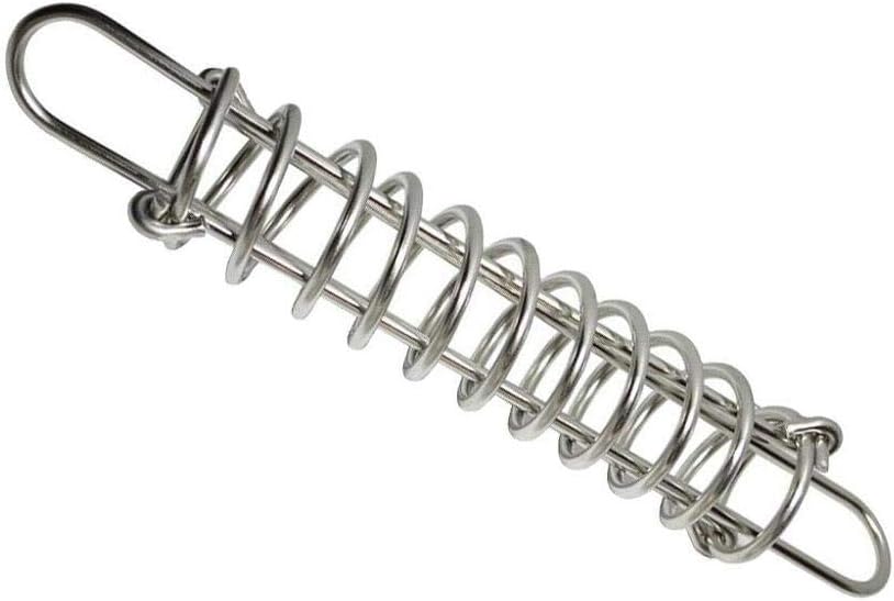 Stainless Steel Boat Mooring Spring Shock Absorber Ruck Damper snubbers 6mm x 320mm - Image 2