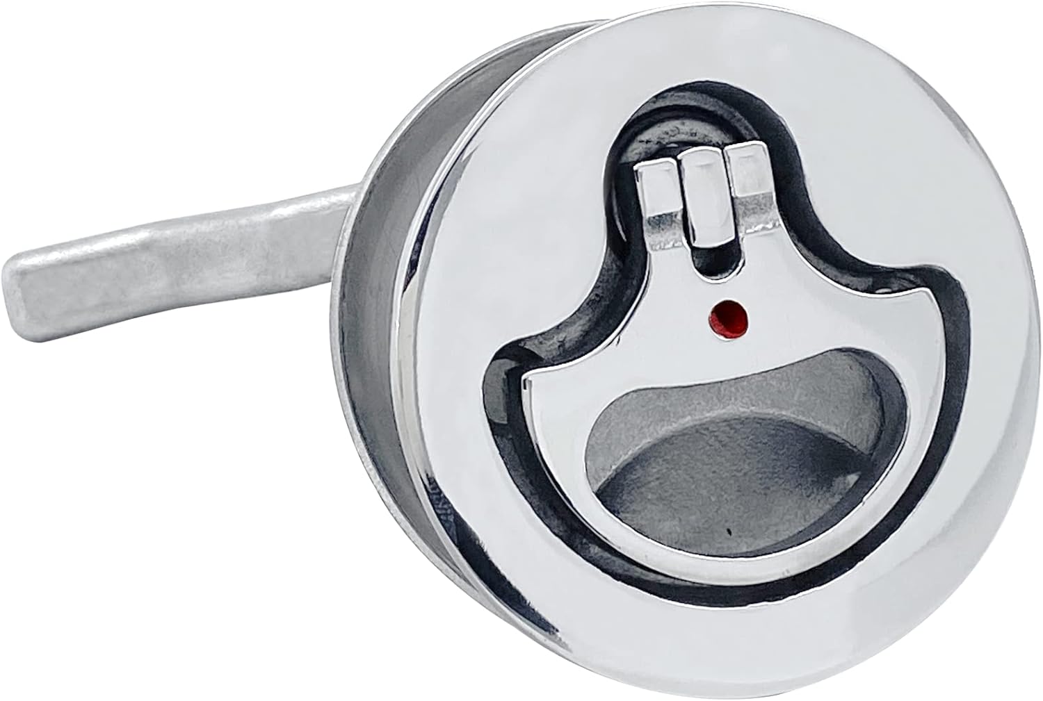 Boat Cam Latch Flush Pull Hatch Lift Stainless Steel with Back Plate Fasteners Screws - Image 5
