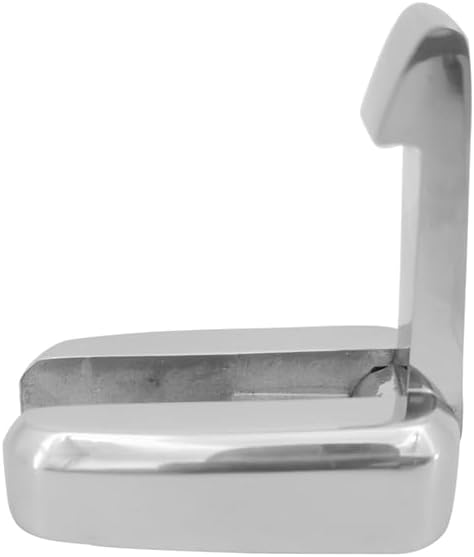 316 Stainless Steel Spring Folding Marine Grade Hook, 1 PCS, Silver, Contemporary Style, 35 Pounds Weight Capacity, Wall Mount, Coat Hook - Image 5