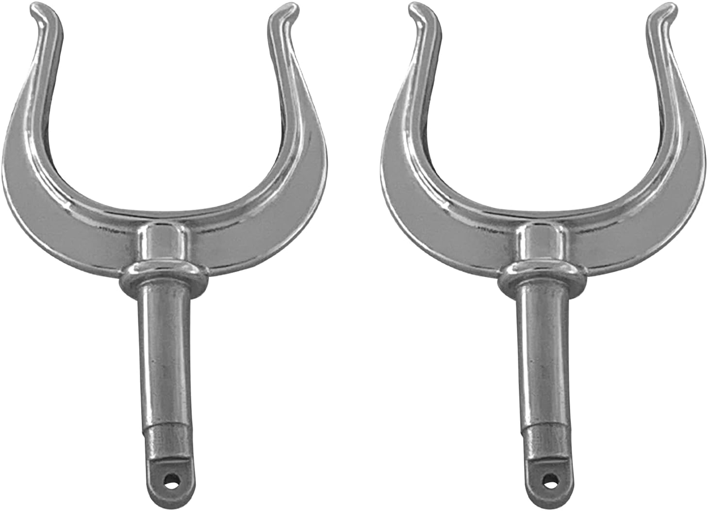 2 Pcs Stainless Steel Oar Lock Oarlock Rowlock Premium Marine Row Boat Dinghy Water Raft Kayak Canoe Side Mount - Image 5