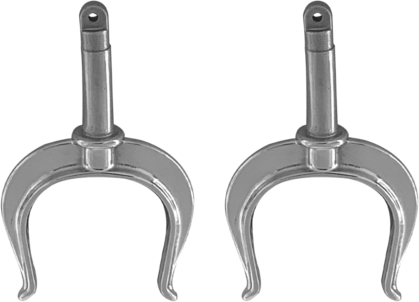2 Pcs Stainless Steel Oar Lock Oarlock Rowlock Premium Marine Row Boat Dinghy Water Raft Kayak Canoe Side Mount - Image 6