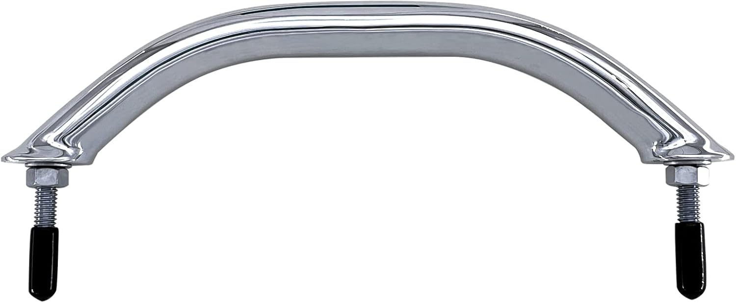 8'' Boat Polished Grab Handle Round Tube Bar Handrail 316 Stainless Steel for Marine Yacht RV - Image 6