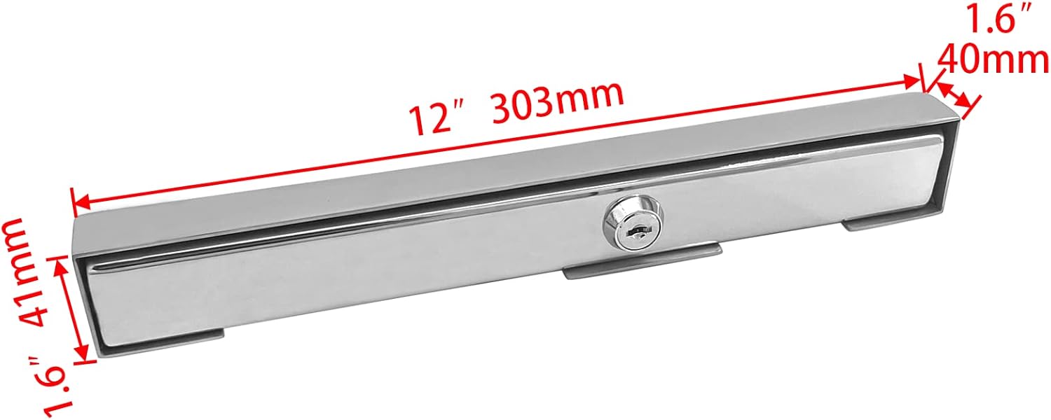 High Security Stainless Steel Boat Marine Outboard Motor Engine Lock 300mm Quick Release/Install Secures with Keys - Image 3