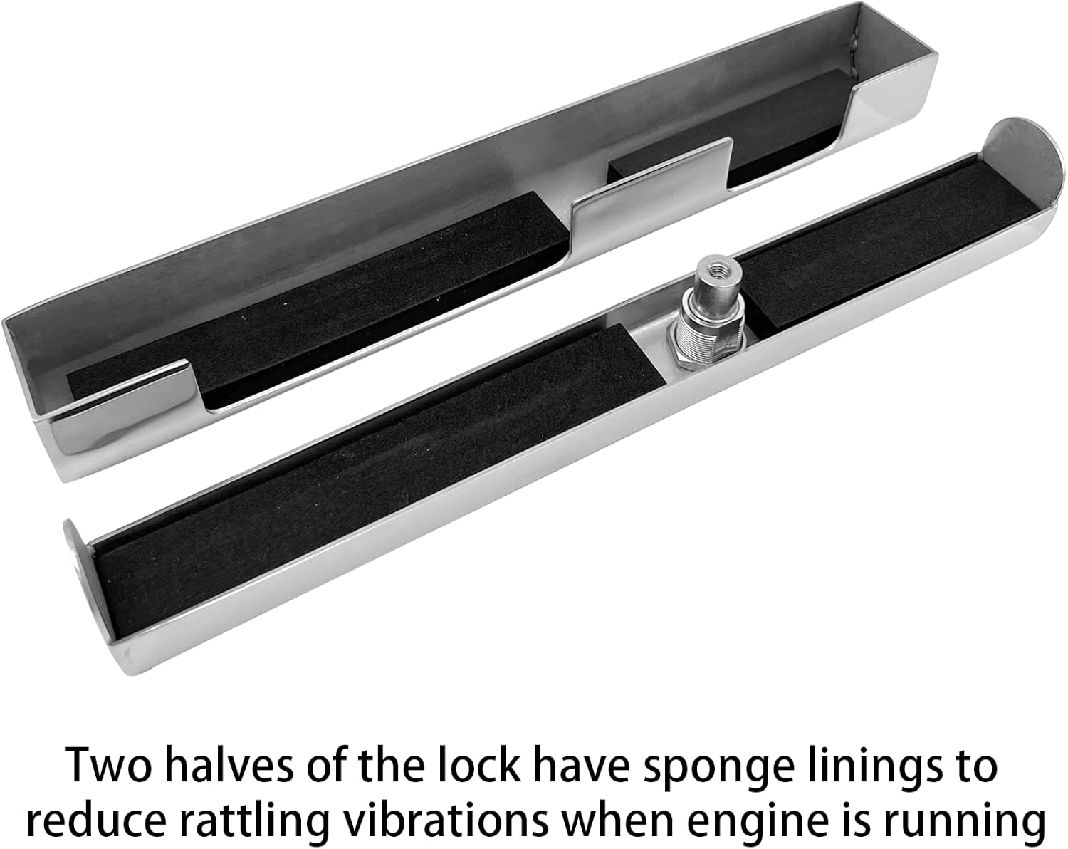 High Security Stainless Steel Boat Marine Outboard Motor Engine Lock 300mm Quick Release/Install Secures with Keys - Image 4