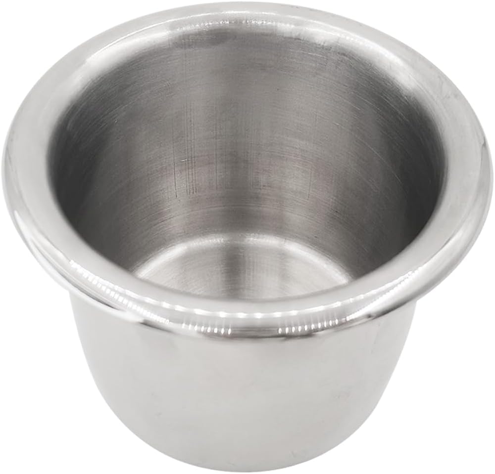 4Pcs Stainless Steel Cup Holder,Drop-in Anti-Spill Heavy Duty Poker Table Holder Inserts Fits Standard Soda Can for Desk, Boats, RV Cars & Trucks - Image 3