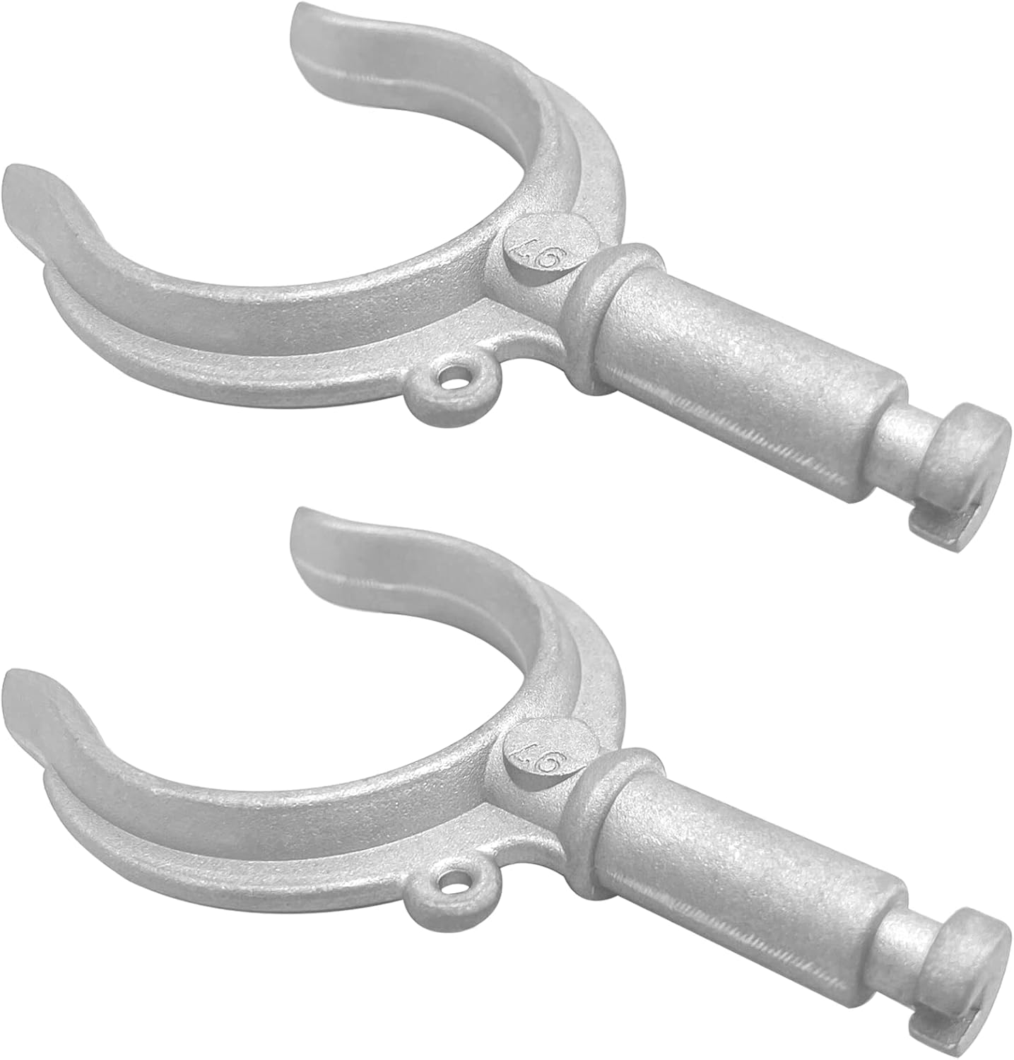 2 pcs Aluminum Oar Lock Oarlock Rowlock Premium Marine Row Boat Dinghy Water Raft Kayak Canoe Side Mount - Image 1