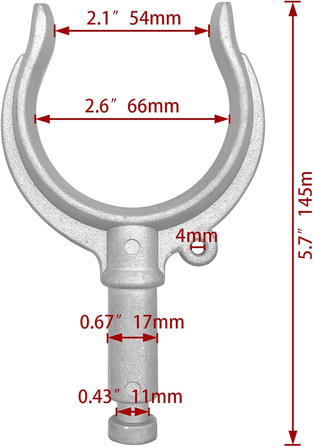 2 pcs Aluminum Oar Lock Oarlock Rowlock Premium Marine Row Boat Dinghy Water Raft Kayak Canoe Side Mount - Image 3