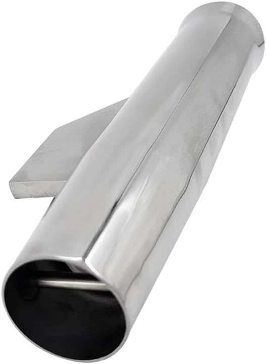 Boat Fishing Rod Holder Stainless Steel Flared Weld-on Coped Blade Angeled & with 1-7/8'' Inner Diameter White Liner for Boats - Image 4