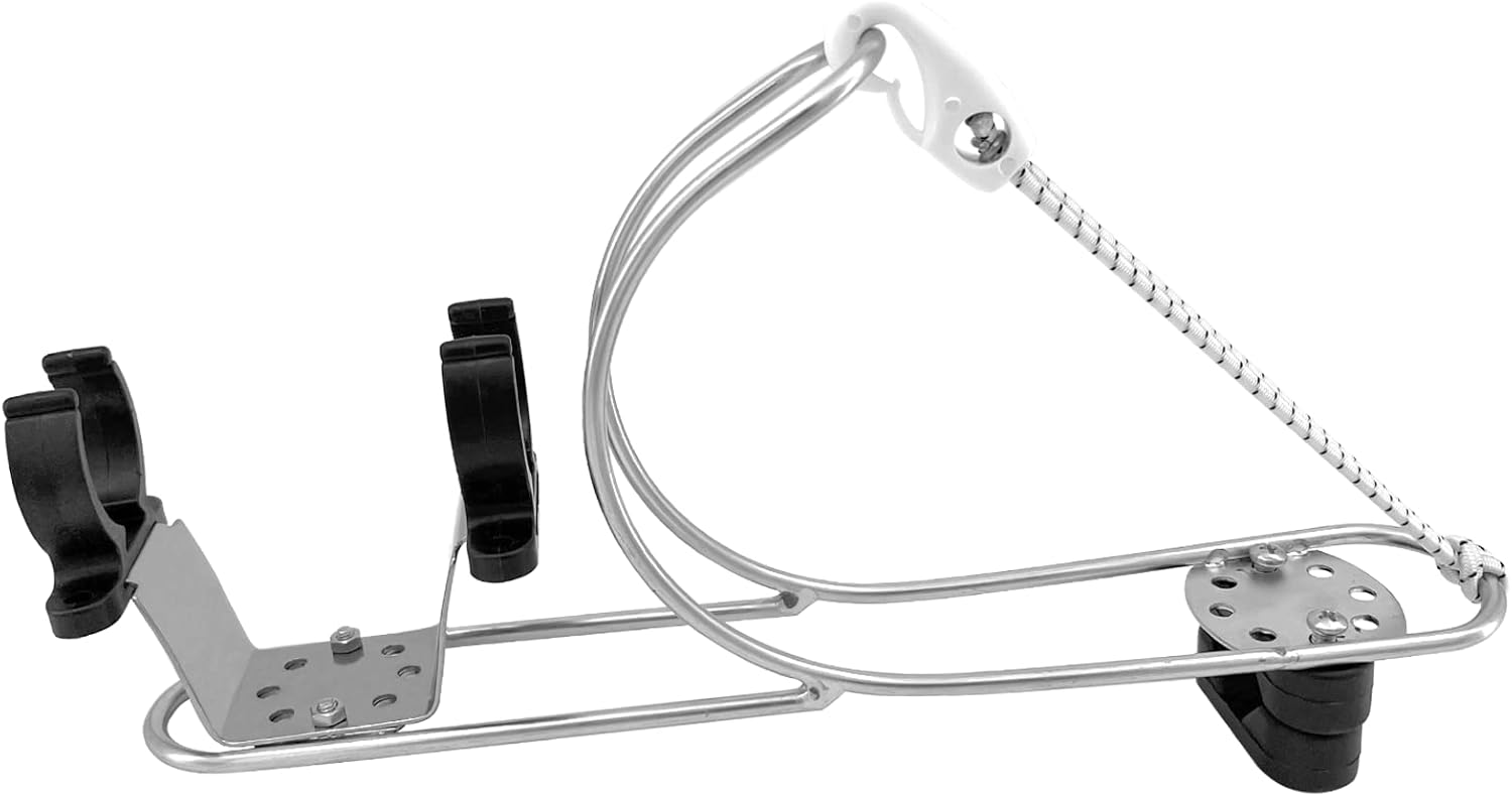 Horseshoe Lifebuoy Bracket Marine Life Buoy Ring Holder Stainless Steel Polished Boat Hardware - Image 2