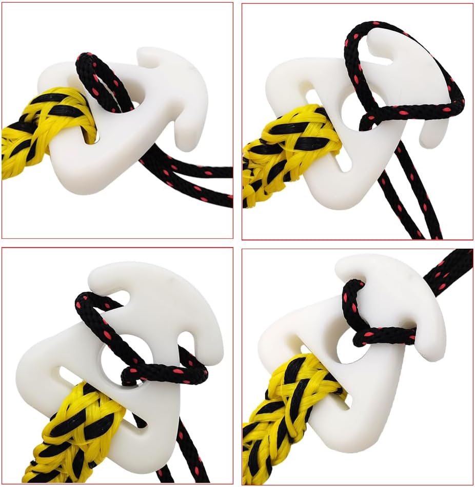 2PCS Boat Tube Towable Rope Quick Connector, Tow for Tubing Connector,Skiing, Wake Boarding with Seadoo, Jet ski, Waverunner - Image 2