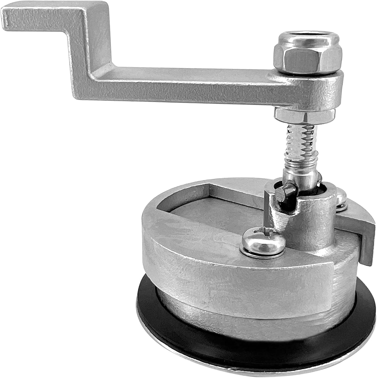 2Pcs Marine Grade Stainless Steel Floor Buckle Hatch Latch Flush Turning Lift Handle Recessed Pull Ring Non-Locking with Lock - Image 4