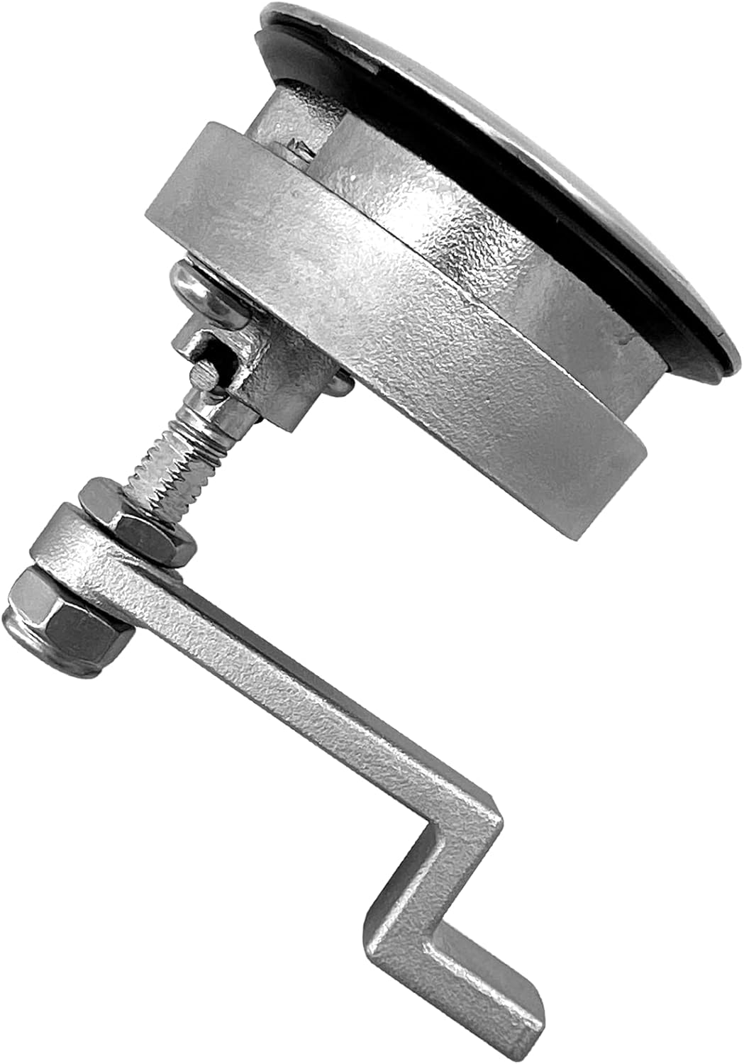 2Pcs Marine Grade Stainless Steel Floor Buckle Hatch Latch Flush Turning Lift Handle Recessed Pull Ring Non-Locking with Lock - Image 6