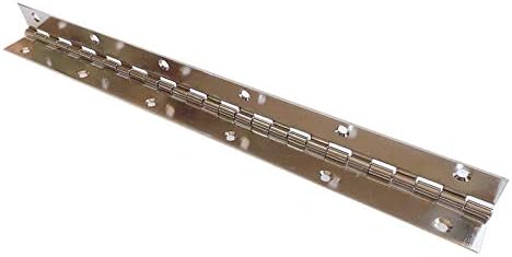 Marine Grade Stainless Steel 14 X 2 INCH Boat Piano Hinge Continuous with Hole, Polished Finish Home Furniture Hardware Door - Image 4
