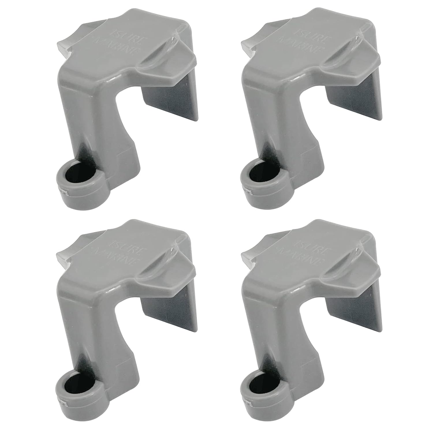 4 Pcs Square Rail Fender Bumpers Hanger/Adjuster/Clip Docking for Bumper, Pontoon Boat Clips - Image 5