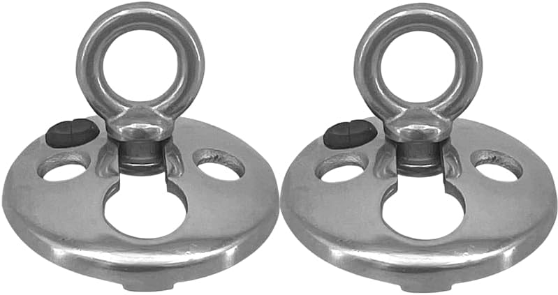 Boat Fender Clips, Stainless Steel Clips Holders Compatible with Fender,Pack of 2 - Image 1