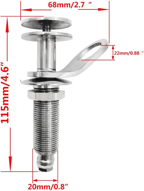 316 Stainless Steel Quick Release Bumper Boat Fender Holder Mount Cleat Hook Accessories - Image 2
