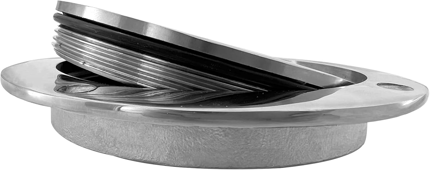 5 inch Hatch 316 Stainless Steel Round Non Slip Inspection Deck Plate with Detachable Cover for Marine Boat Yacht - Image 7