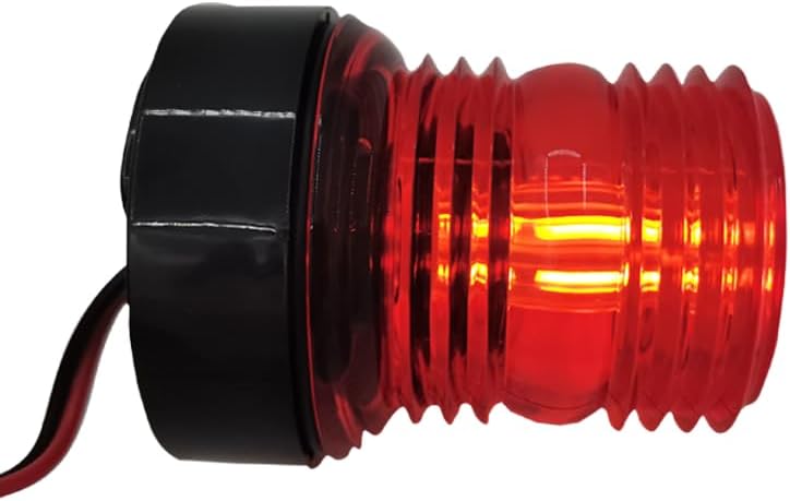 Boat Yacht Navigation Anchor Lights All Round 360° Red 12V LED Daylight Waterproof Signal - Image 2