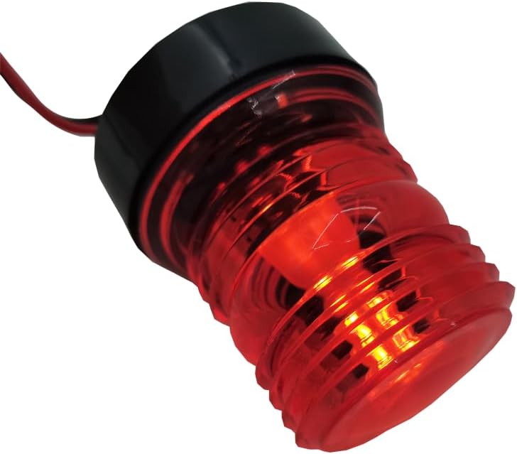 Boat Yacht Navigation Anchor Lights All Round 360° Red 12V LED Daylight Waterproof Signal - Image 6