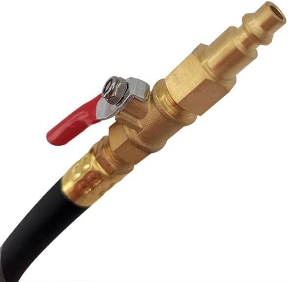Flush Hose Fitting Kit RV Winterizing with Sprinkler Blowout Adapter,Shut Off Valve For RV, Camper, Boat, Motorhome Systems - Image 3