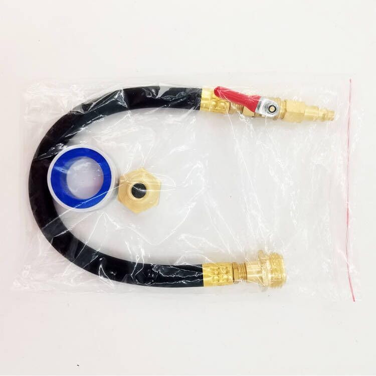 Flush Hose Fitting Kit RV Winterizing with Sprinkler Blowout Adapter,Shut Off Valve For RV, Camper, Boat, Motorhome Systems - Image 6