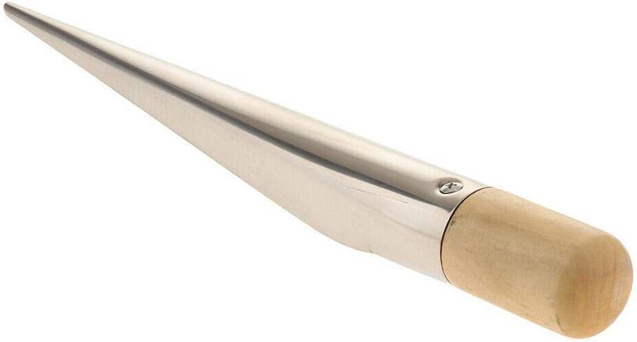 Rope Splicing Spike FID Stainless Steel with Wood Handle  Small (170mm) - Image 2