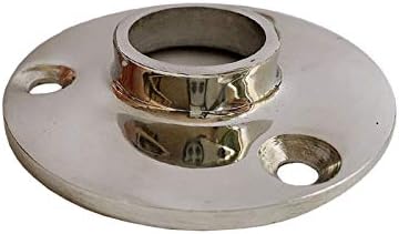 2Pcs 1-inch 90° Stainless Steel Floor Flange Pipe Decor Malleable Cast Fitting Boat Round Base Handrail Fittings Furniture DIY Wall - Image 7