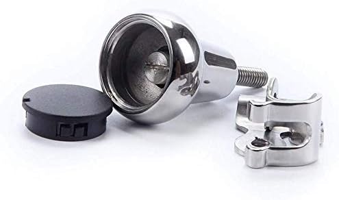 316 Stainless Steel Boat Steering Wheel Knob, Maneuvering Knob with Black Nylon Cover - Image 4